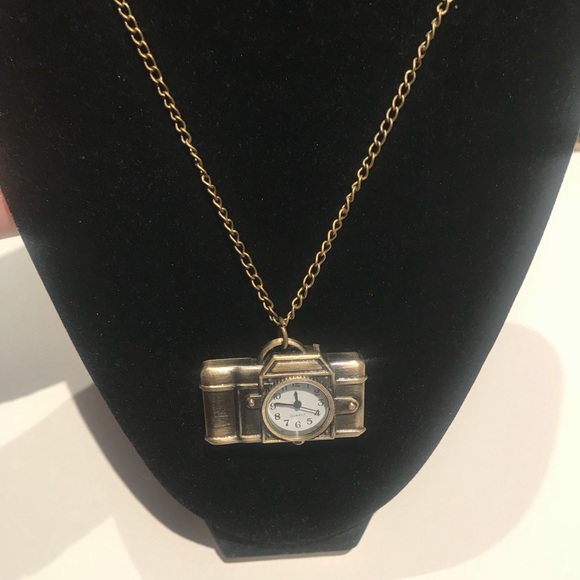 Brand New Camera Watch Pendant Necklace - Picture 8 of 8